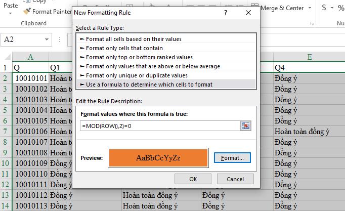 Hướng dẫn định dạng có điều kiện dựa trên giá trị ô trong Excel